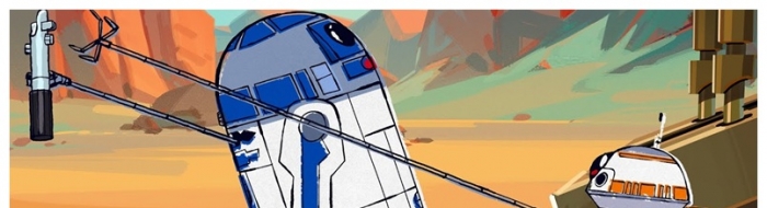 动画短片《星球大战：机器人日记》第3集《R2-D2、BB-8和蕾伊的光剑没人管！》 ...